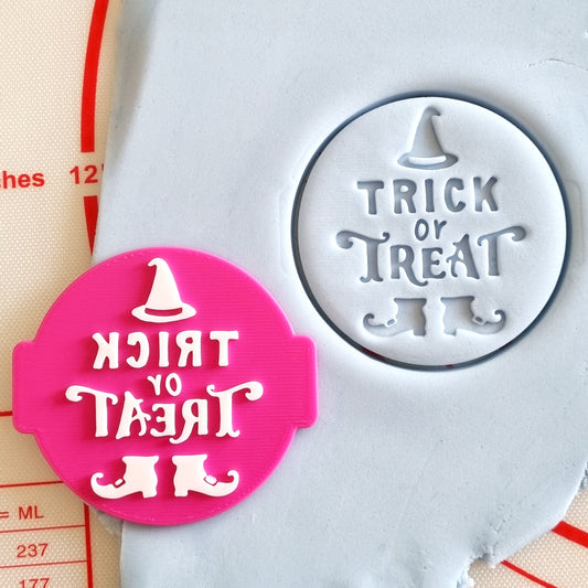 Trick or Treat - Halloween Embosser Stamp for Fondant, Icing, Cupcake, Cake, Biscuits, Decoration (Copy)