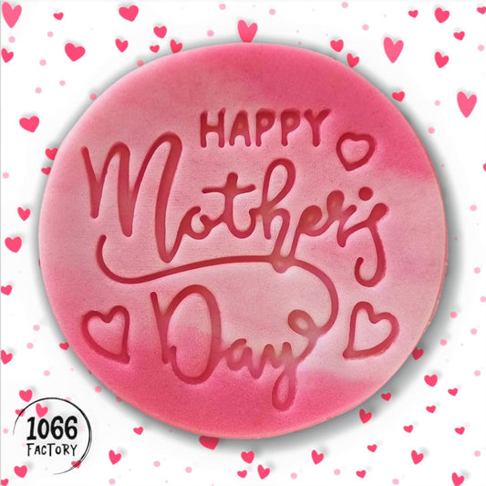 Happy Mother's Day Embosser Stamp for Fondant, Icing, Cupcake, Cake, Biscuits, Decoration