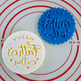 Father's Day Outbosser Stamp for Fondant, Icing, Cupcake, Cake, Biscuits, Decoration