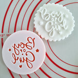 Baby Shower Outbosser Stamp for Fondant, Icing, Cupcake, Cake, Biscuits, Decoration