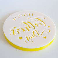 Father's Day Outbosser Stamp for Fondant, Icing, Cupcake, Cake, Biscuits, Decoration