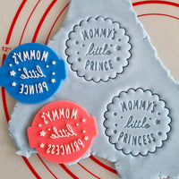 Mommy's Prince Embosser Stamp for Fondant, Icing, Cupcake, Cake, Biscuits, Decoration