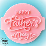 Father's Day Embosser Stamp for Fondant, Icing, Cupcake, Cake, Biscuits, Decoration