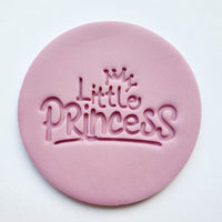 Little Princess Embosser Stamp for Fondant, Icing, Cupcake, Cake, Biscuits, Decoration