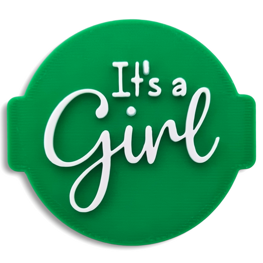 Its a Girl Baby Shower Embosser Stamp for Fondant, Icing, Cupcake, Cake, Biscuits, Decoration