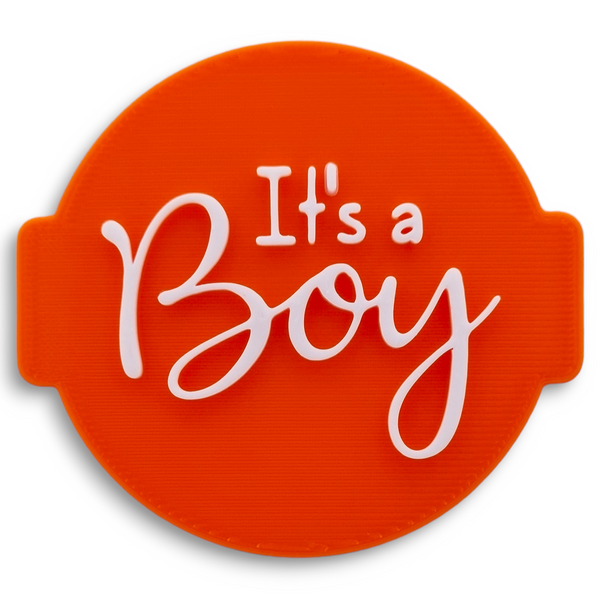 It's a Boy - Baby Shower Embosser Stamp for Fondant, Icing, Cupcake, Cake, Biscuits, Decoration