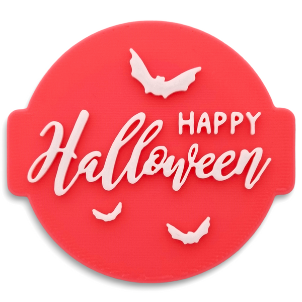 Happy Halloween Embosser Stamp for Fondant, Icing, Cupcake, Cake, Biscuits, Decoration