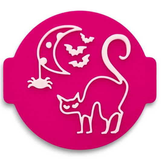 Halloween Embosser Stamp for Fondant, Icing, Cupcake, Cake, Biscuits, Decoration