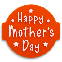 Happy Mother's Day and Stars Embosser Stamp for Fondant, Icing, Cupcake, Cake, Biscuits, Decoration