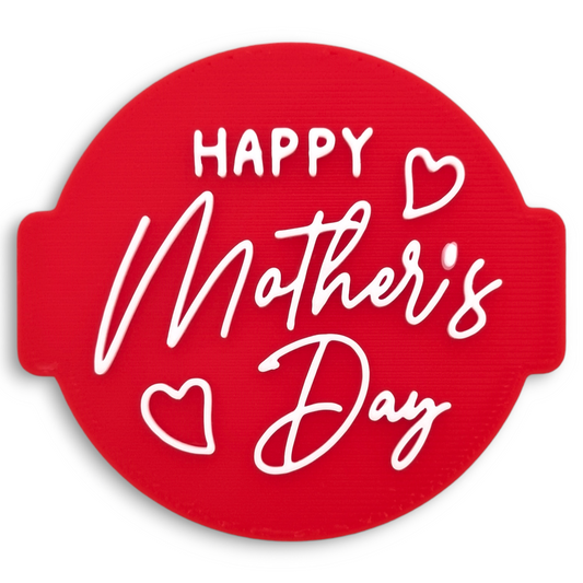 Happy Mother's Day Embosser Stamp for Fondant, Icing, Cupcake, Cake, Biscuits, Decoration