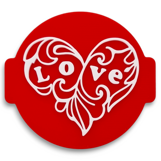 Love Embosser Stamp for Fondant, Icing, Cupcake, Cake, Biscuits, Decoration