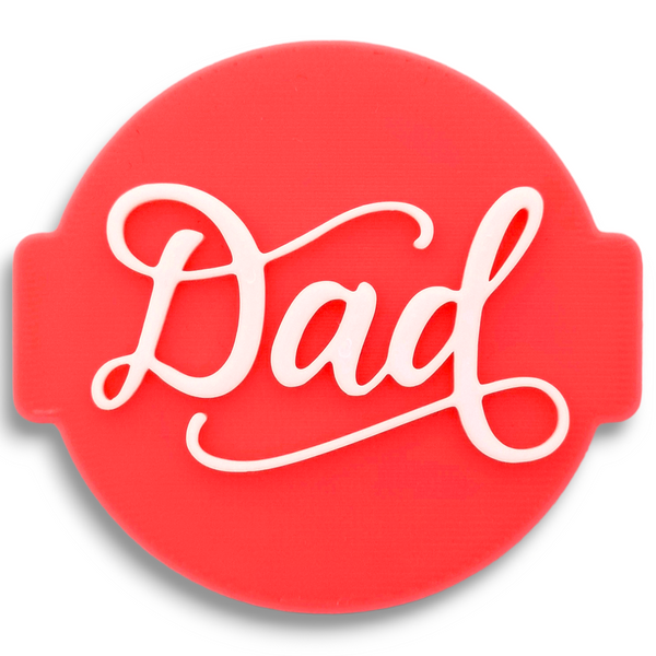 Dad - Father's Day / Birthday Embosser Stamp for Fondant, Icing, Cupcake, Cake, Biscuits, Decoration