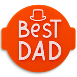 Best Dad - Father's Day Embosser Stamp for Fondant, Icing, Cupcake, Cake, Biscuits, Decoration