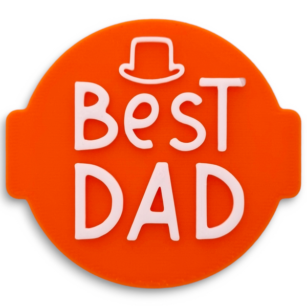 Best Dad - Father's Day Embosser Stamp for Fondant, Icing, Cupcake, Cake, Biscuits, Decoration