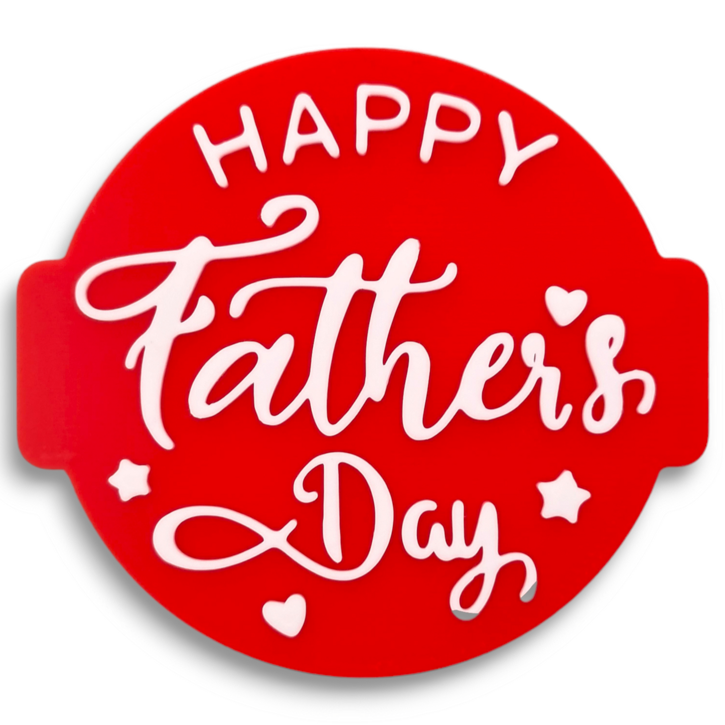 Happy Father's Day Embosser Stamp for Fondant, Icing, Cupcake, Cake, Biscuits, Decoration