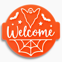 Welcome - Halloween Embosser Stamp for Fondant, Icing, Cupcake, Cake, Biscuits, Decoration