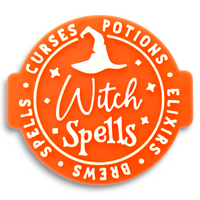 Witches Spells - Halloween Embosser Stamp for Fondant, Icing, Cupcake, Cake, Biscuits, Decoration