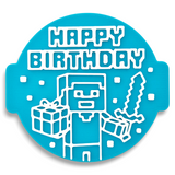 Happy Birthday - BlockStyle Embosser Stamp for Fondant, Icing, Cupcake, Cake, Biscuits, Decoration