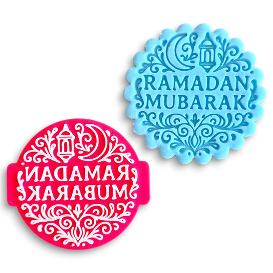 Ramadan Mubarak Embosser Stamp for Fondant, Icing, Cupcake, Cake, Biscuits, Decoration and crafts with kids (Copy)