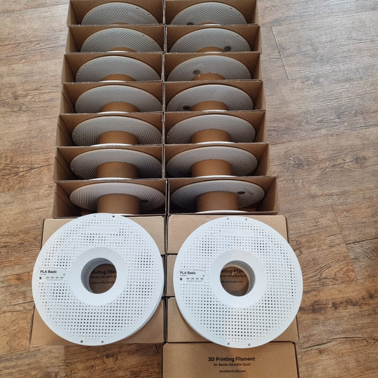 10x Bambu Labs Reusable Spools, Empty Filament Reels for Wires, Cables and Leads. Free postage