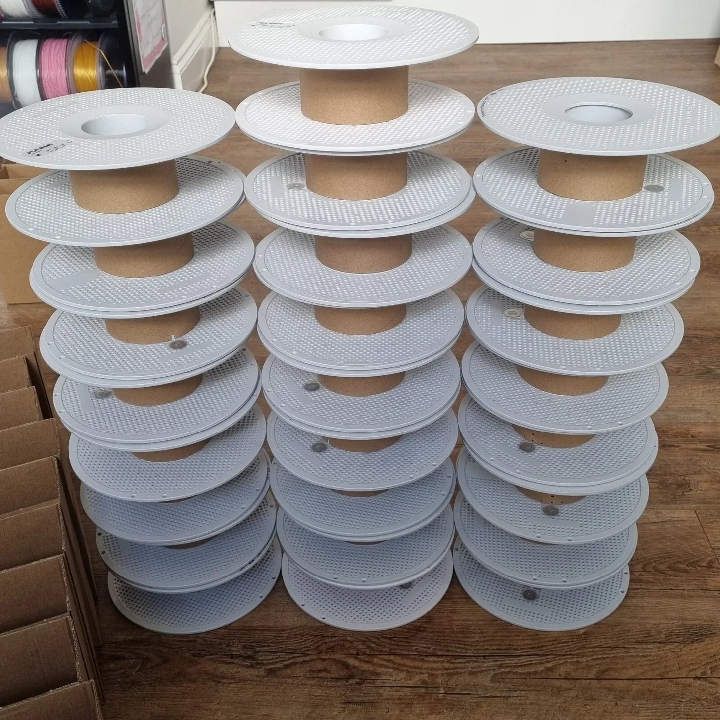 10x Bambu Labs Reusable Spools, Empty Filament Reels for Wires, Cables and Leads. Free postage