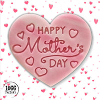 Happy Mother's Day Embosser Stamp for Fondant, Icing, Cupcake, Cake, Biscuits, Decoration