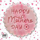 Happy Mother's Day Embosser Stamp for Fondant, Icing, Cupcake, Cake, Biscuits, Decoration