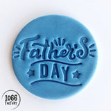 Father's Day Embosser Stamp for Fondant, Icing, Cupcake, Cake, Biscuits, Decoration