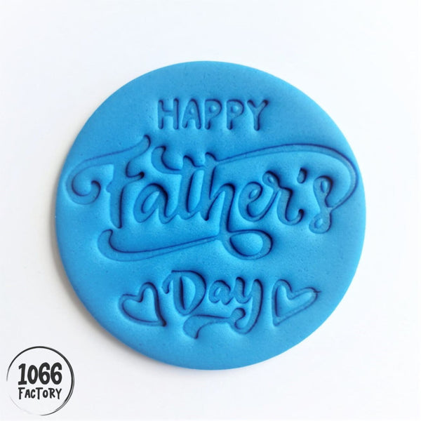 Father's Day Embosser Stamp for Fondant, Icing, Cupcake, Cake, Biscuits, Decoration