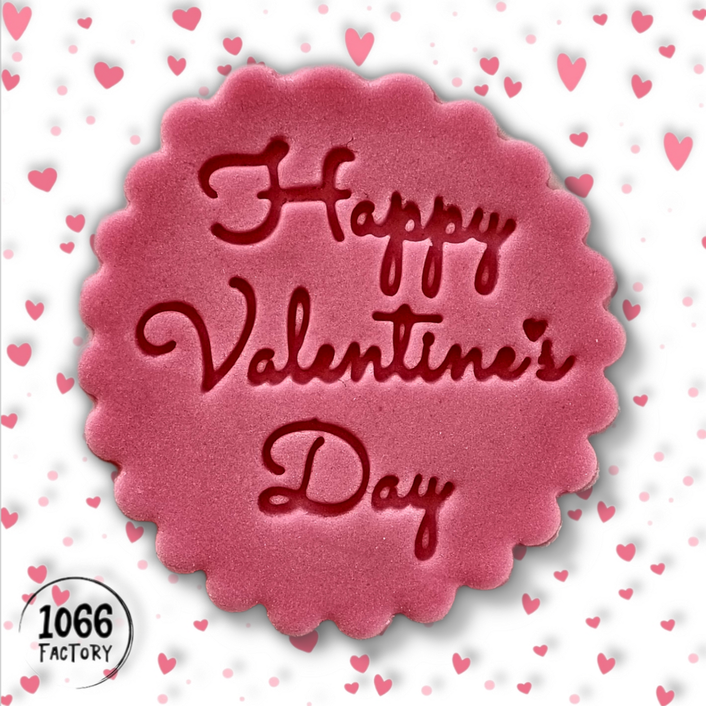 Valentines Embosser Stamp for Fondant, Icing, Cupcake, Cake, Biscuits, Decoration