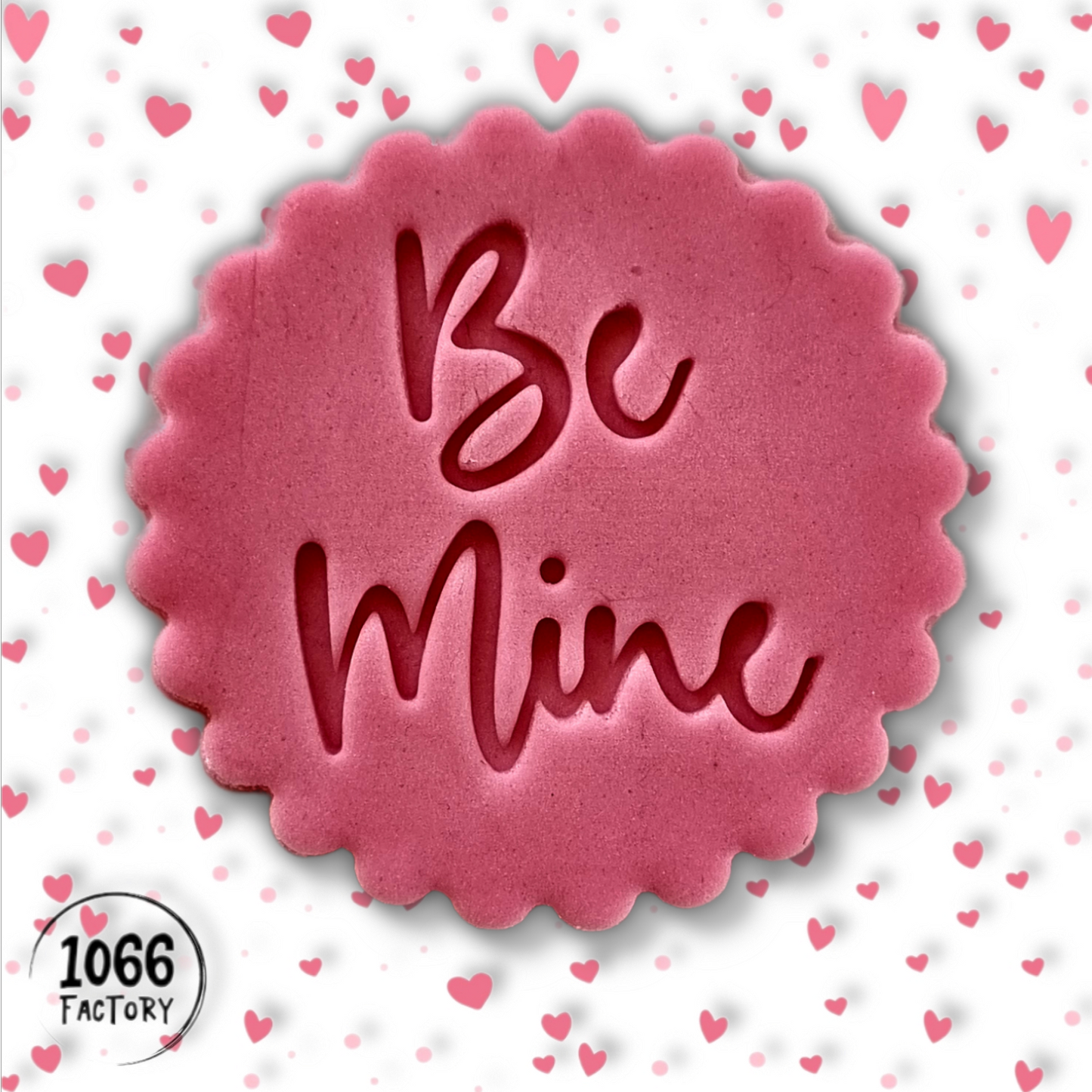 Be Mine - Valentines Embosser Stamp for Fondant, Icing, Cupcake, Cake, Biscuits, Decoration