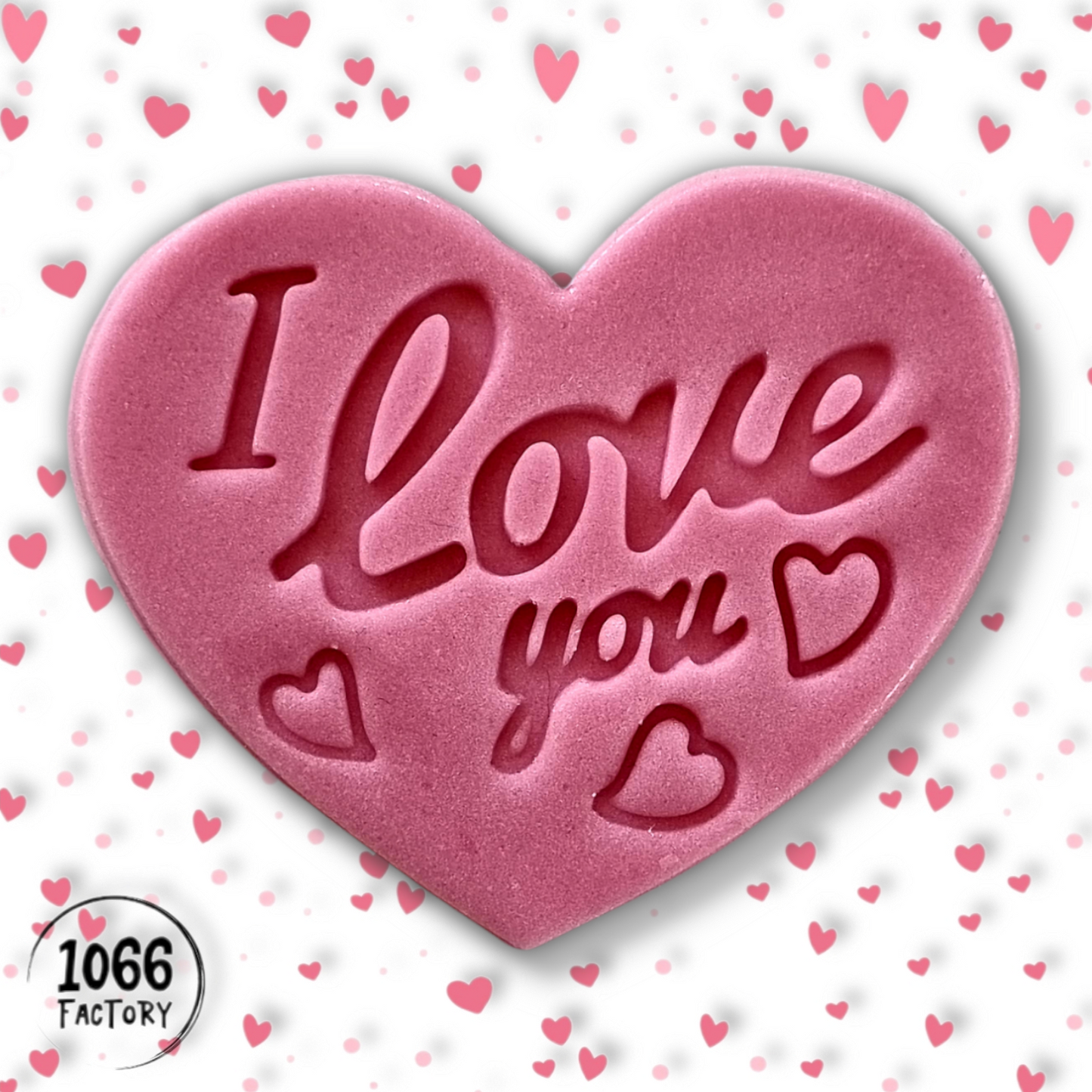 I Love You Embosser Stamp for Fondant, Icing, Cupcake, Cake, Biscuits, Decoration