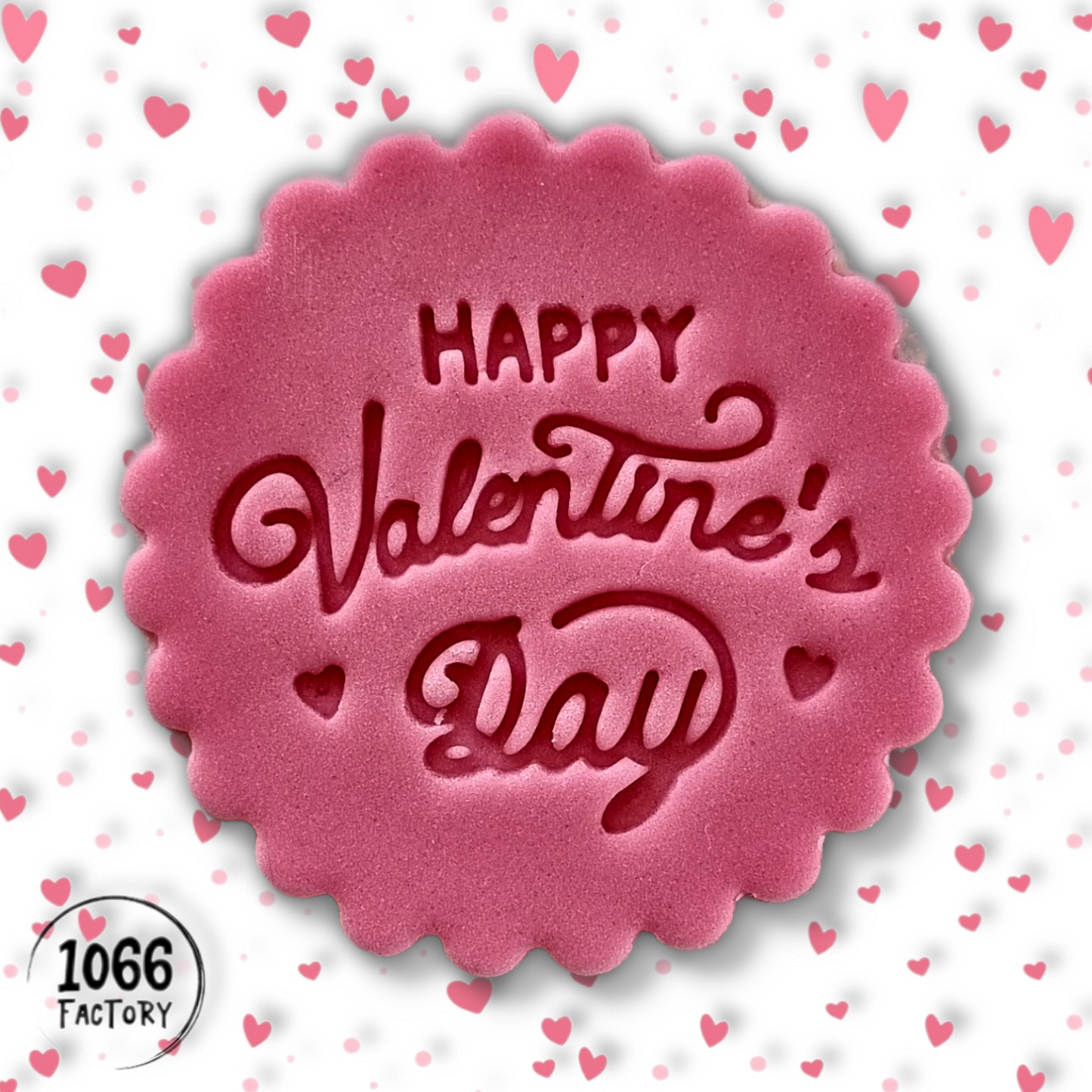 Valentines Embosser Stamp for Fondant, Icing, Cupcake, Cake, Biscuits, Decoration