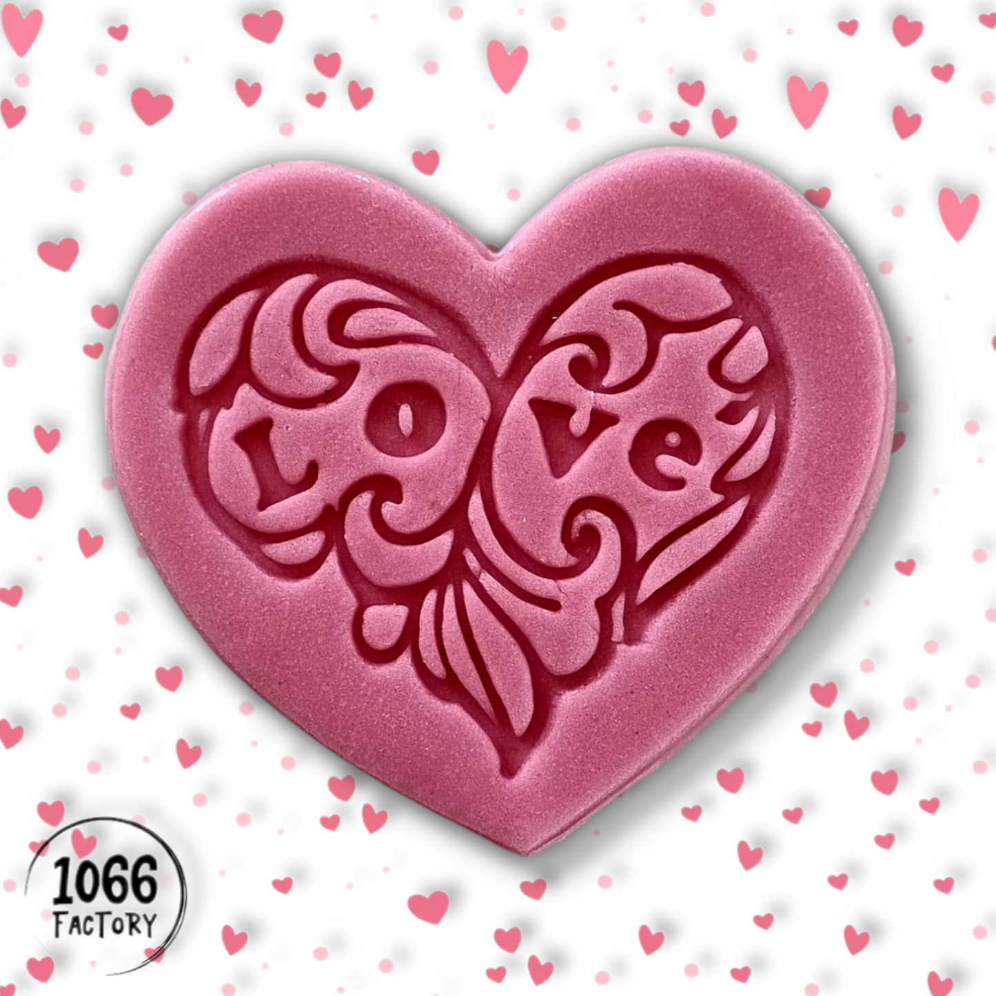 Love Embosser Stamp for Fondant, Icing, Cupcake, Cake, Biscuits, Decoration