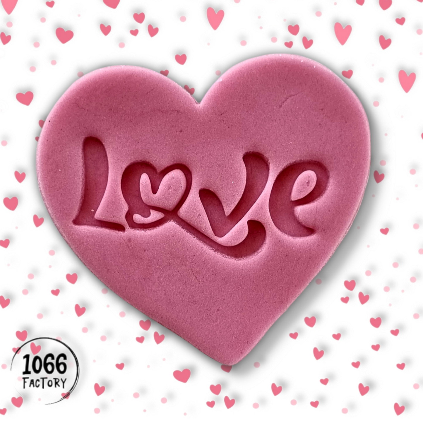 Love Embosser Stamp for Fondant, Icing, Cupcake, Cake, Biscuits, Decoration