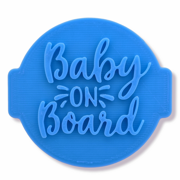 Baby Shower Embosser Stamp for Fondant, Icing, Cupcake, Cake, Biscuits, Decoration