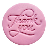Thank You Embosser Stamp for Fondant, Icing, Cupcake, Cake, Biscuits, Decoration