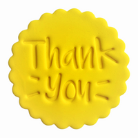 Thank You Embosser Stamp for Fondant, Icing, Cupcake, Cake, Biscuits, Decoration